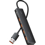 USB-хаб VENTION 5-in-1 USB-A to USB3.2 Gen. 2x4/USB-C Power Black (CHOBB)