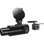 Автомобильный видеорегистратор с камерой заднего вида HOCO DI61 Triple Driving Camera