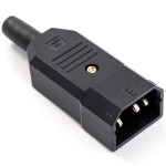 Роз'єм живлення під пайку VOLTRONIC C14 (IEC320) (YT-TPCS-M)