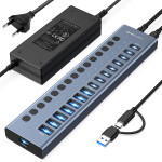 USB-хаб с выключателями ACASIS HB16 Pro USB-C/A to 8xUSB-C3.2, 8xUSB-A3.2