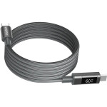 Кабель CHOETECH XCC-1067 Magnetic USB-C to USB-C PD60W 1.2м Gray (XCC-1067-GY)