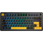 Клавиатура AULA F75 Kailh Pink Switch Black (6978080504890)