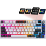 Клавиатура беспроводная GAMEPRO Asgard Valhalla Pro MK160 QLAB Sakura Switch White