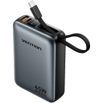 Повербанк VENTION FHGH0 45W 20000mAh Gray