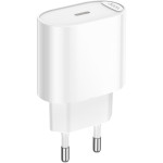 Зарядний пристрій HOCO C109A Fighter 1xUSB-C, PD20W White (6942007656658)
