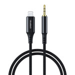 Кабель CHOETECH AUX009 Lightning - AUX 2м Black