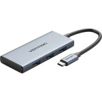 USB-хаб VENTION 6-in-1 USB-C to HDMI/SD/TF/USB3.0x3 Gray (TOOHB)