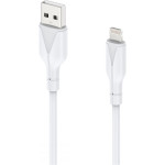 Кабель CHOETECH XAL-0003 USB-A to Lightning 1м White (XAL-0003-WH-V2)