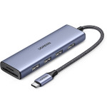 Порт-реплікатор UGREEN CM511 6-in-1 USB-C Multifunction Adapter with 4K HDMI (20956A)