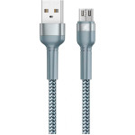 Кабель REMAX Jany USB-A to Micro-USB 1м Silver (RC-124M)