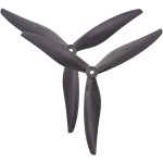 Комплект пропеллеров GEMFAN 8040 3-Blade 1СW+1CCW Black (GF8040-3CN/HP098.PMCN8040-3B)