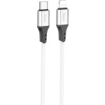 Кабель HOCO X86 Spear Type-C to Lightning 1м White