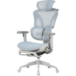 Крісло керівника OFFICEPRO Elite OC950 Gray/Light Blue