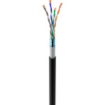 Кабель сетевой ОДЕСКАБЕЛЬ SF/UTP Cat.5e КГПВсЕО-ВП (100) 4x2x0.52 CU Black 305м (7932291)