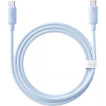 Кабель BASEUS Foamed Silicone Type-C to Type-C PD 100W 1м Blue (E0426702)