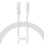 Кабель BASEUS Gem Fast Charging Data Cable USB to USB-C 100W 1м Moon White (P10373000211-00)