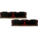 Модуль пам'яті GOODRAM IRDM X DDR4 3200MHz 16GB Kit 2x8GB Black (IRK-HX32D464L16SA/16GDC)