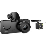 Автомобільний відеореєстратор з камерою заднього виду HOCO DI63 Triple Driving Camera