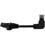 Патч-корд VOLTRONIC U/UTP Cat.5e CU 0.13м Black (PCM-CU-5E/0.13B)