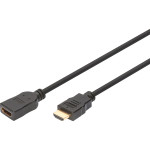 Кабель-подовжувач DIGITUS High Speed with Ethernet Extension HDMI v2.0 2м Black (AK-330201-020-S)