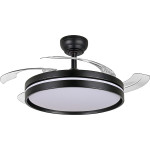Светильник с вентилятором VIDEX VL-CLF06-60CB Black 60W 3000-6000K