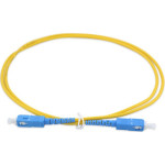 Оптический патч-корд ESERVER SC/UPC-SC/UPC, SM, Simplex, 2м, Yellow (ES-SC-SC/UPC-2-SM-S)