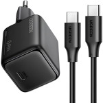 Зарядний пристрій UGREEN X517 25W USB-C GaN Fast Charger Set Black w/Type-C cable (75103)