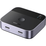 HDMI свитч 2 to 1 UGREEN AW503 2 USB-C to 1 HDMI 4K@60Hz (55452)