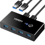 USB свитч UGREEN US216 2-in-4 USB 3.0 Sharing Switch Box (30768)