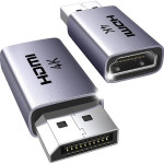 Адаптер UGREEN DP130 DisplayPort - HDMI 4K@30Hz 2-pack Gray (55935)