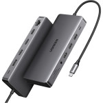 Порт-реплікатор UGREEN CM681 Revodok Pro 313 13-in-1 Triple Display Docking Station (15978)