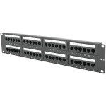 Патч-панель VOLTRONIC 2U 19" 48-port UTP Cat.6a в сборе