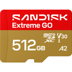 Карта пам'яті SANDISK microSDXC Extreme Go 512GB UHS-I V30 A2 Class 10 (SDSQXGN-512G-GN6MN)
