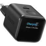 Зарядний пристрій ANKER Nano Charger 45W USB-C Smart Display Black (A121DG11)