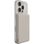 Повербанк MagSafe BELKIN BoostCharge Slim Magnetic Power Bank 5K 15W 5000mAh Sand (BPD020HQSA)