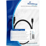 Кабель MEDIARANGE USB 2.0 to USB Micro-B 1.8м (MRCS184)
