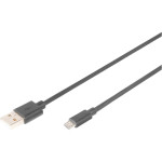 Кабель DIGITUS USB2.0 AM/Micro-BM 1.8м (AK-300110-018-S)