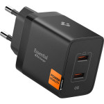 Зарядное устройство SPIGEN Essential 47W Wall Charger 2xUSB-C Black (ACH09457)