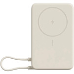 Повербанк с беспроводной зарядкой XIAOMI Magnetic Power Bank with Built-in Stand 33W 10000mAh Beige (BHR08PBGL)