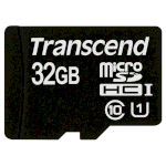 Карта пам'яті TRANSCEND microSDHC Premium 32GB UHS-I Class 10 (TS32GUSDCU1)