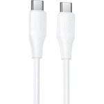 Кабель HOCO X124 Bien Type-C to Type-C 1м White