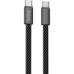 Кабель HOCO X125 Exceso Type-C to Type-C 1м Black