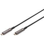 Кабель оптический (AOC) DIGITUS UHD 4K/60 Hz AV Connection USB-C 15м Black (AK-330160-150-S)