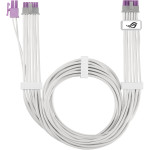 Кабель питания для видеокарты ASUS ROG Equalizer 12V-2x6 PCIe Cable with GPU-First 75см White
