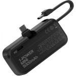 Повербанк MOMAX 1-Power Mini 3-in-1 20W 5000mAh Black (IP130D)