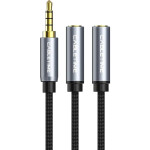Кабель CABLETIME mini-jack 3.5mm 0.2м Black (CF14B)