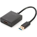 Адаптер DIGITUS USB-A 3.2 Gen 1 to HDMI Graphic Adapter USB - HDMI 0.15м Black (DA-70841)
