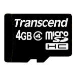 Карта памяти TRANSCEND microSDHC 4GB Class 4 (TS4GUSDC4)