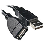 Кабель-удлинитель POWERPLANT USB2.0 AF/AM 0.5м (KD00AS1210)
