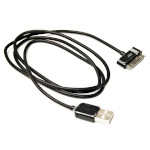 Кабель POWERPLANT USB2.0 AM/Apple 30-pin Black 1м (DV00DV4045B)